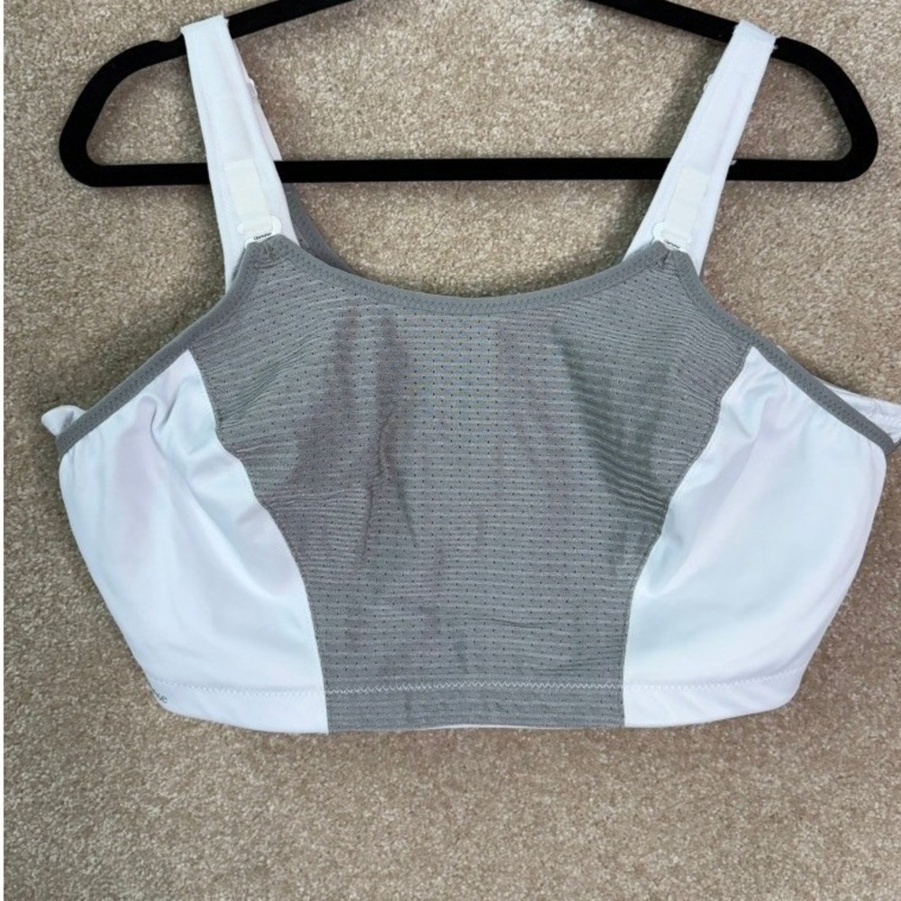 GLAMORISE Wire Free Sports Bra Women's 44F High Impact Support Plus Size